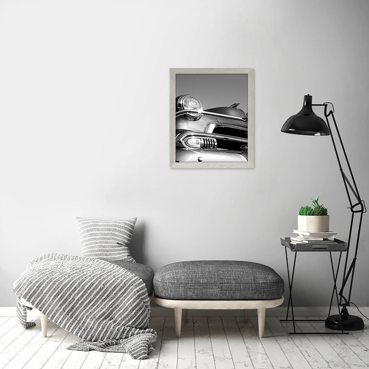 Americanflat 18x24 Poster Frame with Polished Plexiglass - Wide Picture Frames Made of Engineered Wood for Vertical or Horizontal Wall Display - Epic Collection - Grey