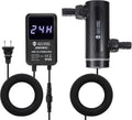 SainSmart XpertMatic Aquarium 10W Clean Light, Mini Submersible Aquarium Light with Timer, Waterproof Cleaning Lamp Greening for 40-80 Gallon Fish Tank and Aquariums