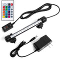 iKefe 7.5" Color Changing LED Fish Tank Aquarium Submersible Light with Remote/Colored Aquarium LED Tank Lights Fixture for Underwater Decorations, Plant Grow, Saltwater Freshwater Fish, KR5007