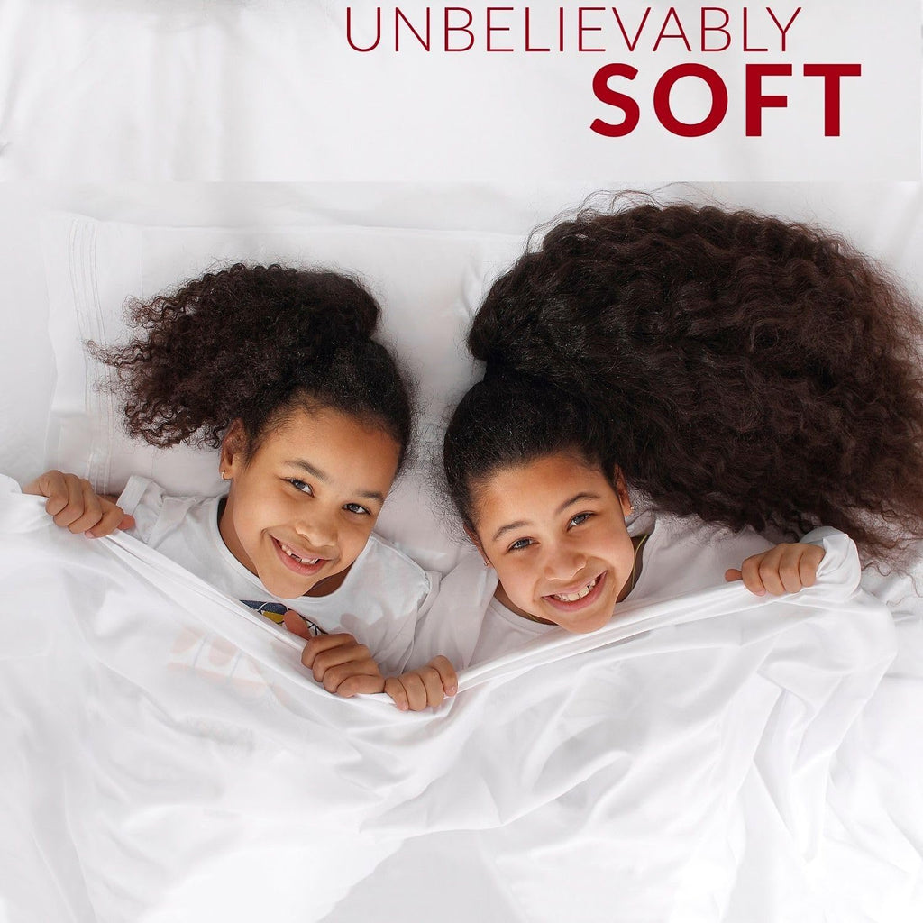 Mellanni Extra Deep Twin XL Sheets - 3 PC Iconic Collection Bedding - Hotel Luxury, Ultra Soft, Cooling Bed Sheets - Wrinkle, Fade, Stain Resistant (Twin Extra Long, Navy Blue)