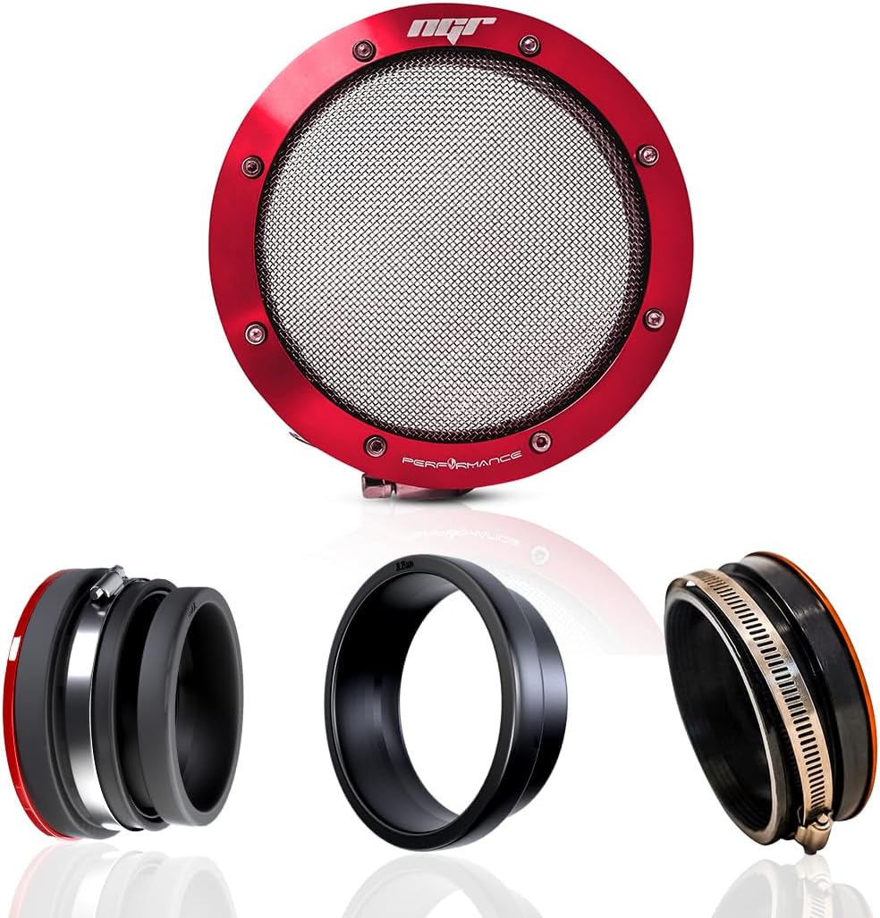 NGR Turbo Filter (Street Edition) | Universal 4 inch & 3.5 inch Turbo Screen Protector | Cold Air Intake Turbo Screen for Engine Performance & Protection