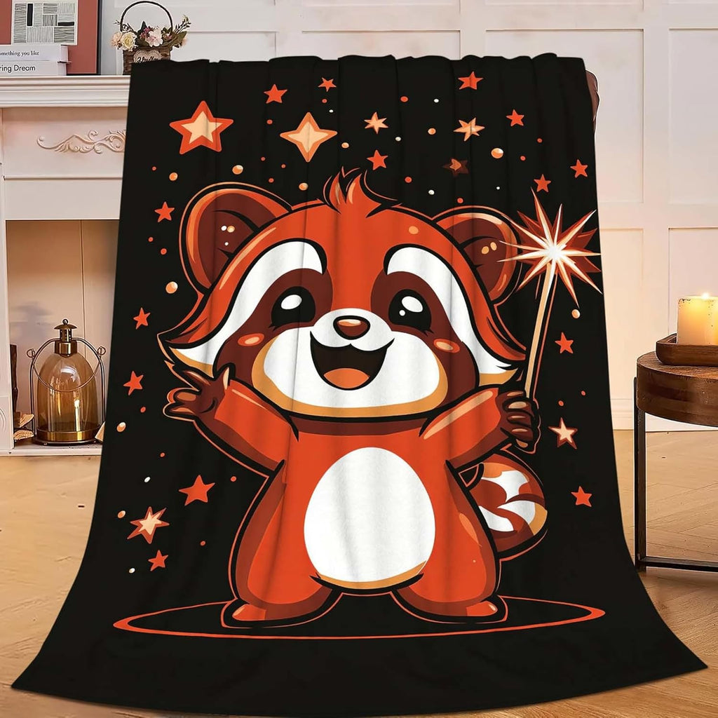 Red Panda Throw Blanket Red Panda Stuff Gifts for Kids Girls Boys Adults Women Man Soft Cozy Warm Plush Fluffy Fuzzy Fleece Blanket Decor 40''X50''