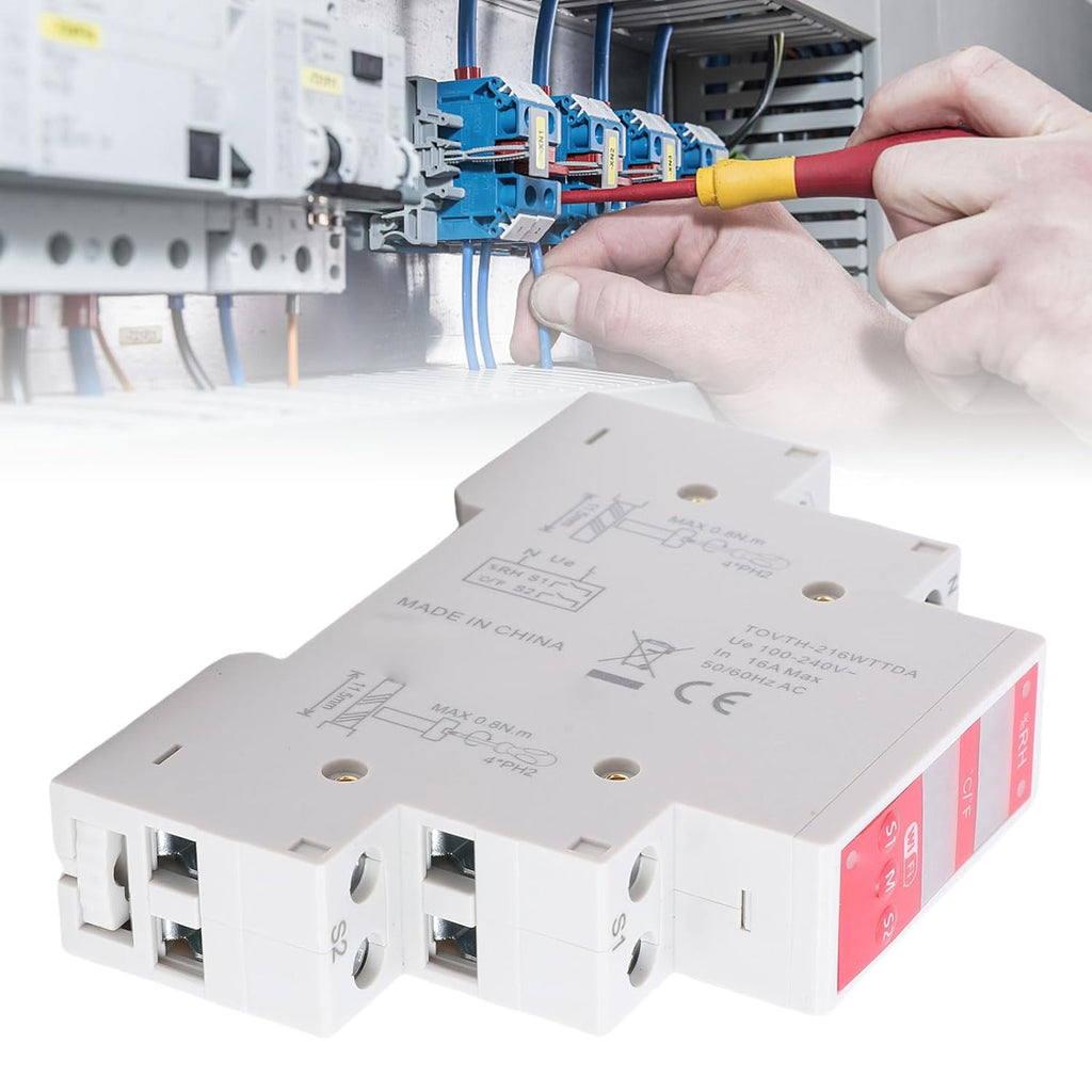 Eujgoov WiFi Temperature Humidity Switch Real Time Monitoring Dual Screen for Industrial Incubator Breeding Farm Remote Monitoring