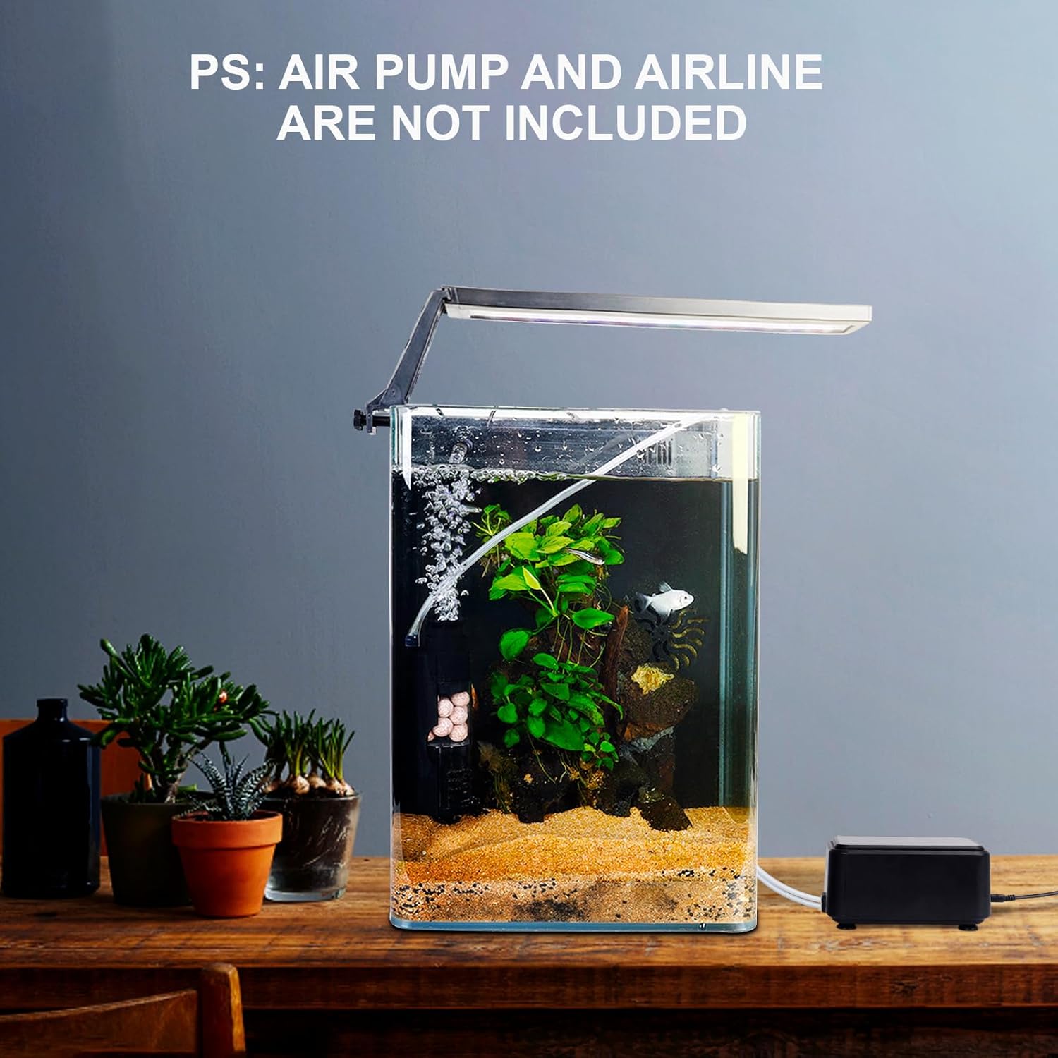 hygger Small Aquarium Bio Sponge Filter Mini Fish Tank Filter for Breeding Fry Betta Shrimp Tank 2-5 Gallon (Small)