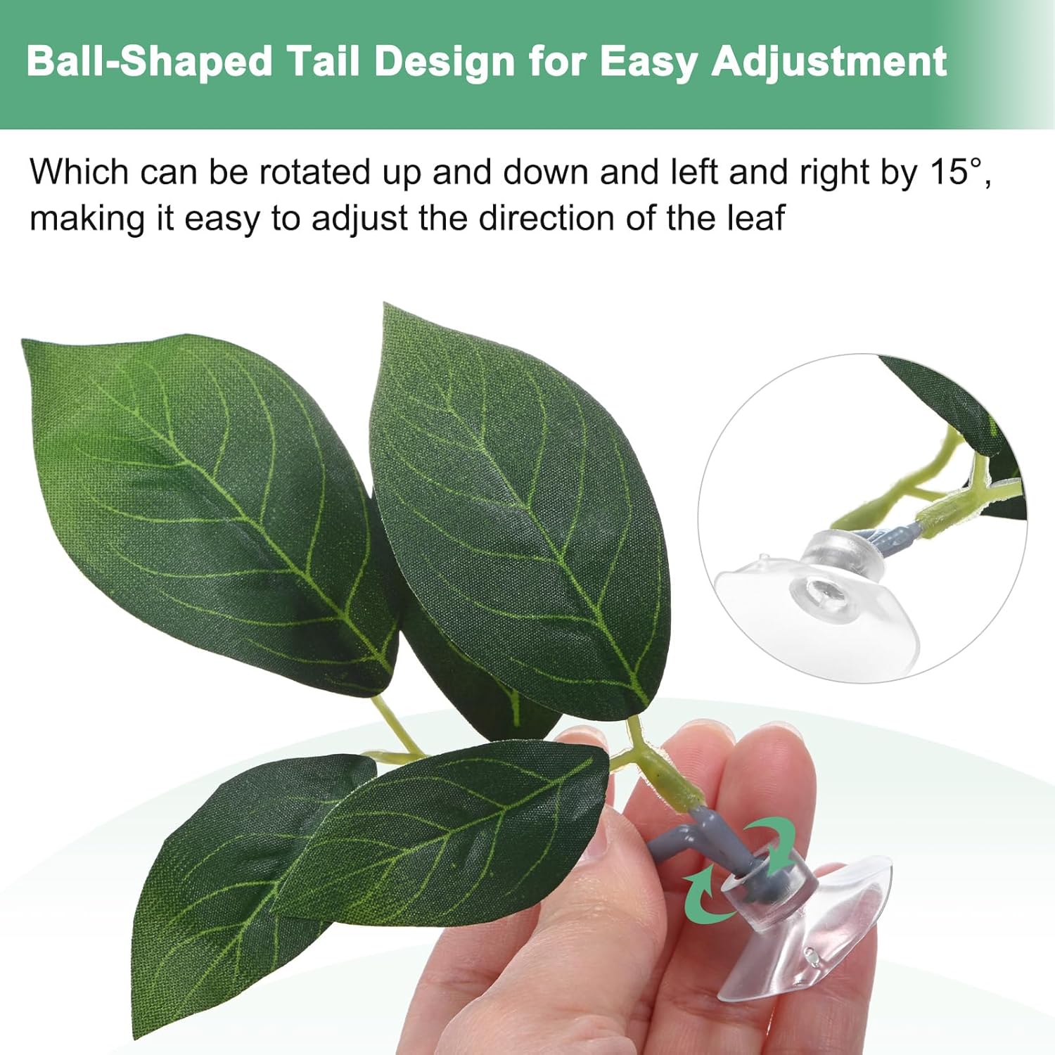 3-Pack Betta Fish Leaf Pad, Hammock Plant Leaf Pad, Realistic Resting Fish Rest Bed for Fish Tank Decorations/Aquarium Accessories/Spawning Grounds/Breeding [Green, Leaves-Shaped]