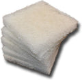 Beige Coarse Filter Media, 2" Thick, 12" x 12" Pads, 5 Pack, Perfect for Aquariums, Ponds or Water Gardens, Made in USA