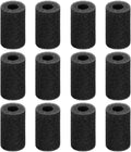 AQUANEAT 12-Pack Pre-Filter Sponge for Aquarium Shrimp Fry Fish Tank Filter Intake 0.6 Inch, Replacement Foam Cover