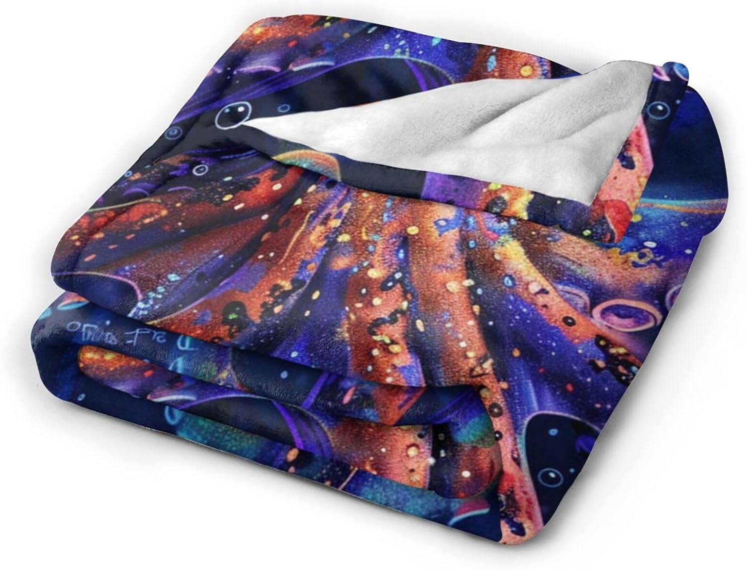 Octopus Blanket Purple Octopus Throw Blanket Ocean Animal Flannel Stuff Merch Cozy Decor Fleece Plush Fuzzy Warm Soft Lightweight Bedding Gifts for Girls Women Men Boy Couch Sofa 50"X40"