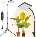 Grow Light with Stand and Timer, 25 Watt Power Home Plug Standing Tall Plant Light, Full Spectrum Grow Lights for Indoor Houseplants, Bonsai Tree, Seed Starting, 24"-64" Height Adjustable