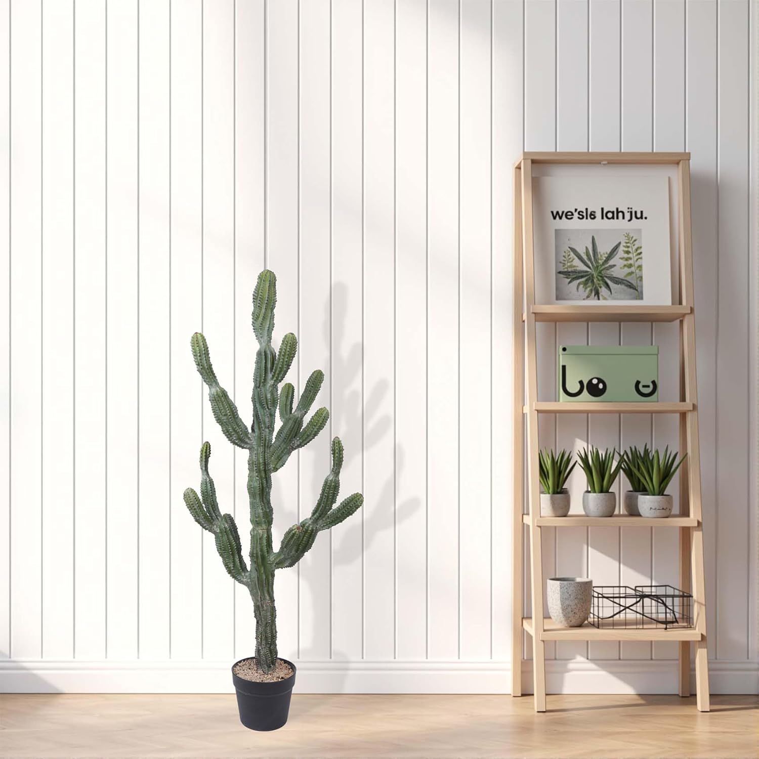 Artificial Cactus 42inch Faux Cacti Big Fake Saguaro Plants for Indoor Outdoor Home Office Garden Decor