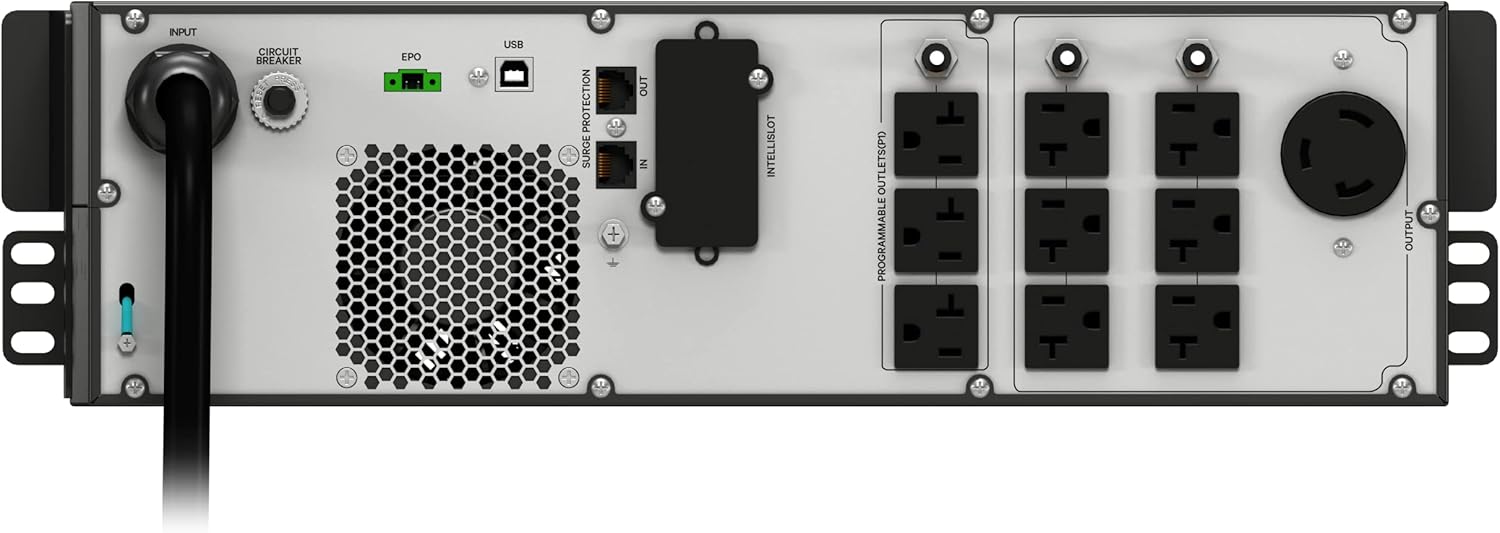 Liebert Vertiv PSI5 Lithium-Ion Short-Depth 3kVA 2700W 120V 3U Rack/Tower UPS