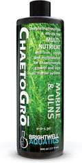 Brightwell Aquatics - ChaetoGro - Algae Nutrient Supplement for Chaetomorpha Growth in All Marine Fish Tanks - Multi-Nutrient Aquarium Water Treatments, 16.9 fl oz