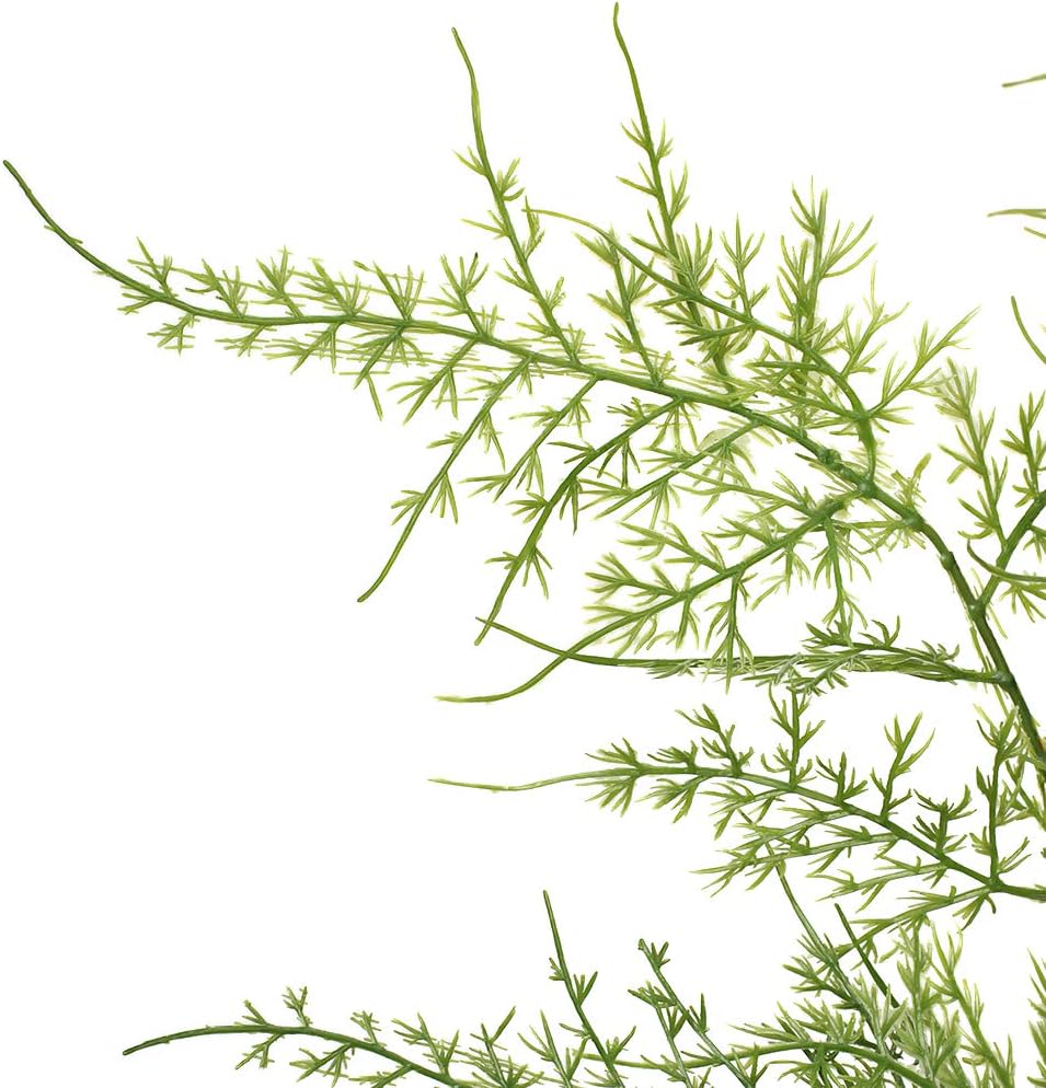 30" Artificial Boston Fern Plants Bushes Fake Shrubs Bush Greenery Plants Faux Fern Plant Large for Outdoors UV Resistant Garden Plants or Home Office Desk Indoor Decor 6pcs