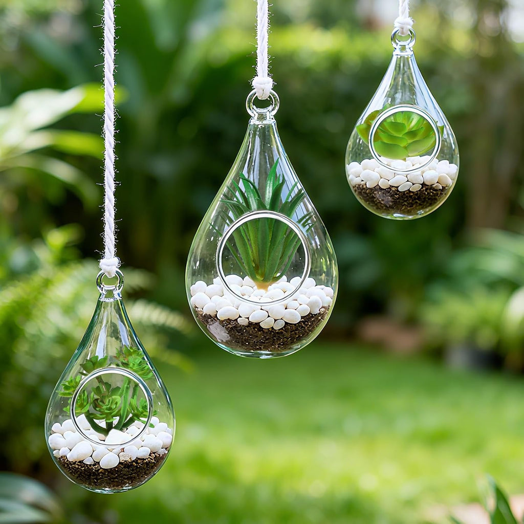 6Pcs Green Succulent Plants Mini Green Succulent Plants Faux Artificial Succulents Plant for DIY Crafting Home Floral Wall Office Decoration (excluding pots)