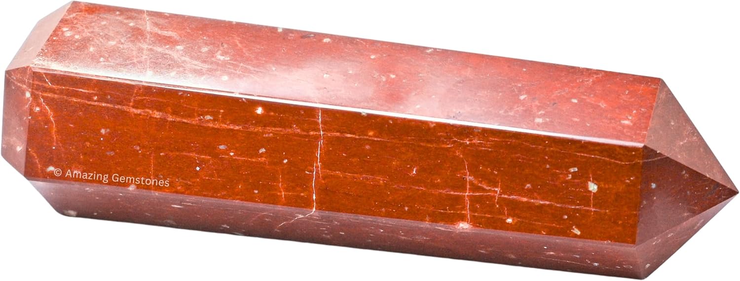 Amazing Gemstone Large Red Jasper Crystal Towers ~ Natural Healing Crystal Point Obelisk for Reiki Healing and Crystal Grid (5.5" to 6" INCH)