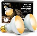 Reptile Heat Lamp, 100W Heat Lamp Bulbs for Reptiles 2 Pack, Amphibians Basking Heat Lamp Bulbs, UVA Daylight Basking Light for Reptiles, Bearded Dragon, Lizard, Turtle, Chicken