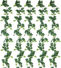 mizii 5 Pack 365" Artificial Scindaps Vines Garland Fake Vine with Silk Green Leaves Faux Hanging Plants Greenery Decoration for Bedroom Wall Party Wedding Room Home Decor