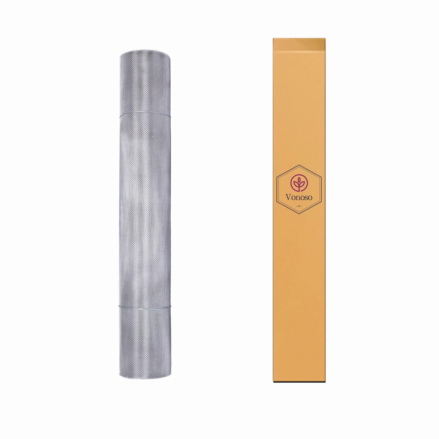 Stainless Steel 304 Wire Mesh-Metal Mesh Screen 15.5 inches x 10 feet