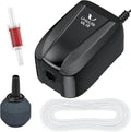 Uniclife Aquarium Air Pump Dual Outlet Fish Tank Aerator with Accessories for 5-200 Gallon Tank
