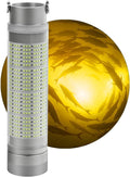 Rechargeable Underwater Fishing Light, Built-in Battery & Cordless, Remote Dimmable, Auto-On in Water, IP68 Waterproof, Multi-Color, Suitable for Boat, Dock, Freshwater, and Saltwater