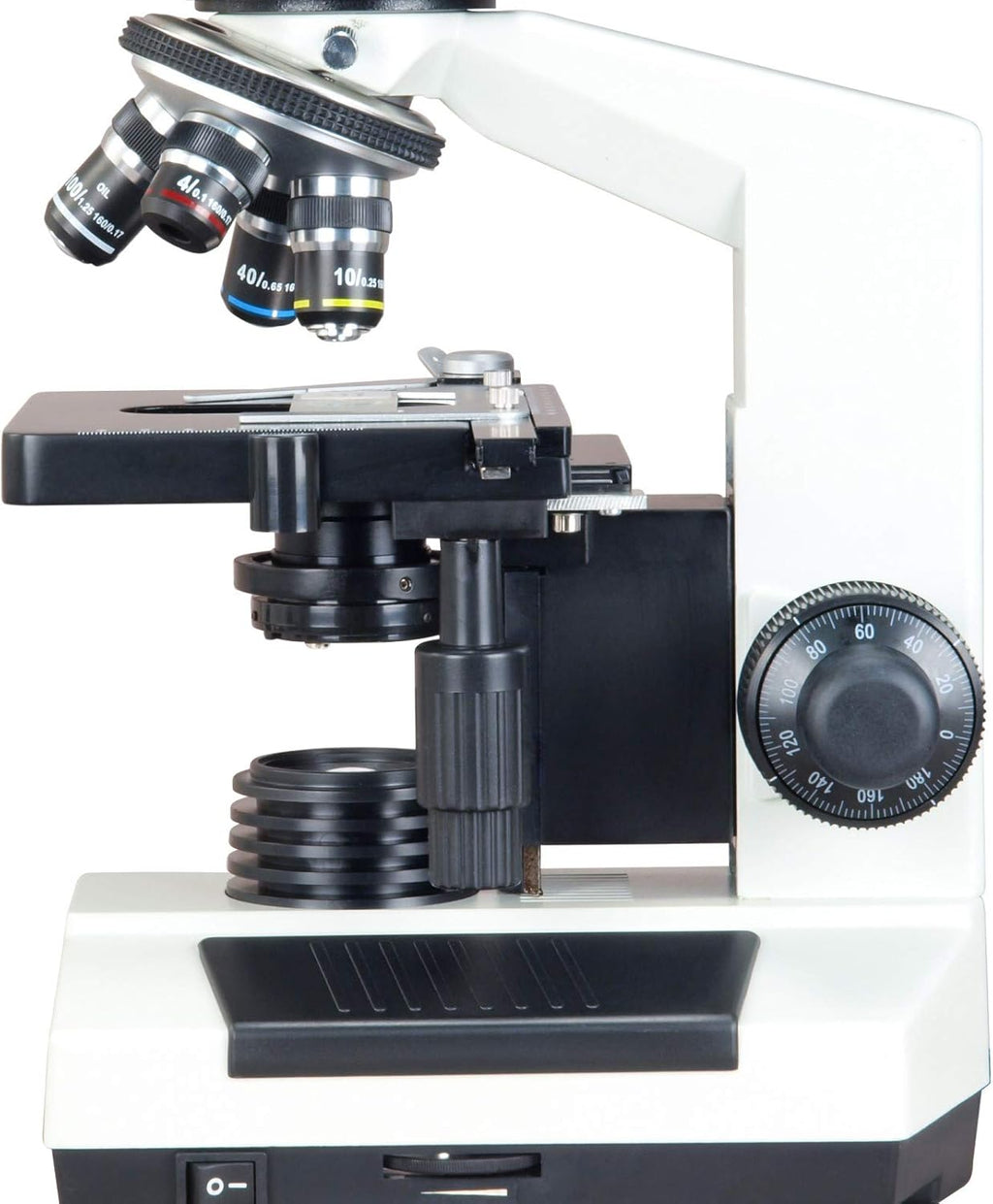 OMAX MD827S30 3MP Digital Integrated Microscope with Halogen Illumination - 40X-2000X Magnification - Compound Binocular Microscope - Ideal for Clinics, Vets & Classrooms