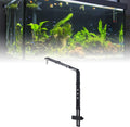 Aquarium Light Riser, Universal Fish Light Holder, Aluminum Alloy Adjustable LED Aquarium Light Mounting Bracket for Hanging Lamp (Black)