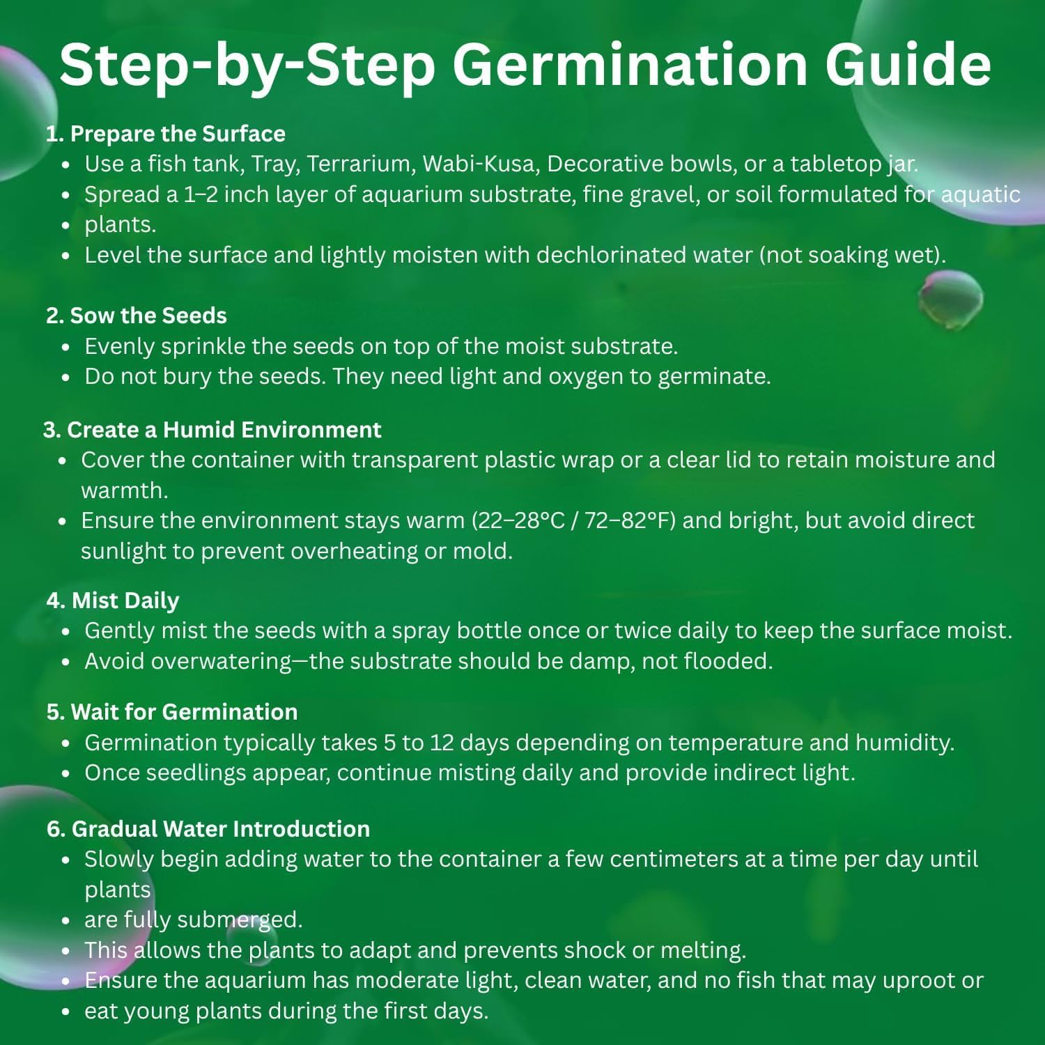 3 Pack Freshwater Aquarium Decor, Easy Growing Dwarf Carpet for Fish Tank/Terrarium, Natural Aquatic Plant Growth Material (Love Grass)