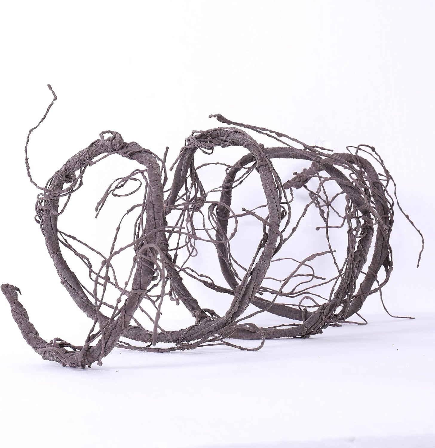 118" Flexible Medium Artificial Fake Reptile Climb Plants Tree Branches Twigs Cherry Blossom Cane Wall Hanging Wreath Fall Tree Trunk Stem GrapeVines Garland Garden Halloween Jungle Mantel Decoration