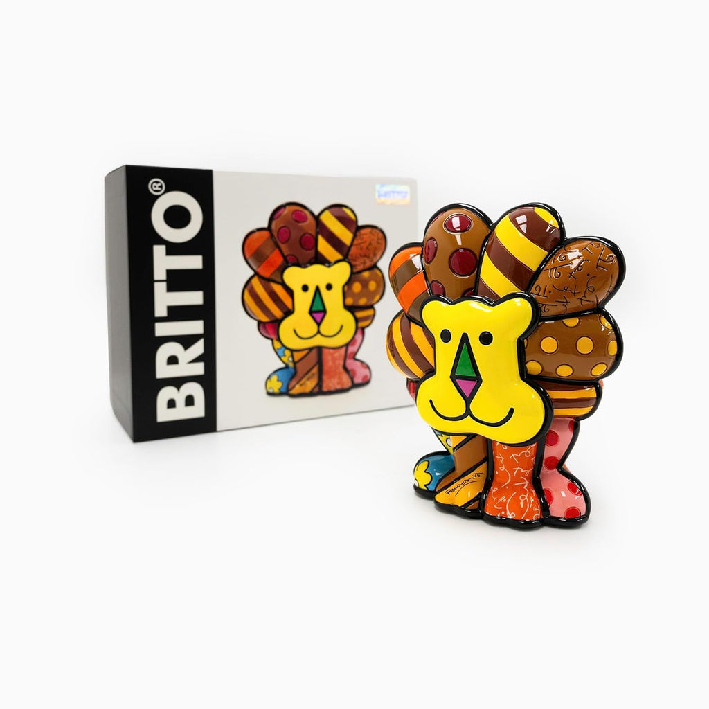 Britto Collectible Figurine - Iconic Art Figurine, Decorative Displays for Modern Home Decor | Designed by Iconic Artist Romero Lion (Multicolor)