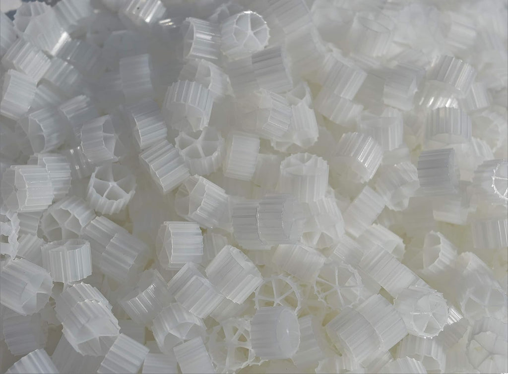 K2 Bio Filter Media Moving Bed Biofilm Reactor (MBBR) for Aquaponics, Aquaculture, Hydroponics - Ponds - Aquariums by Wholesale Koi Farm, (2 Gallons)