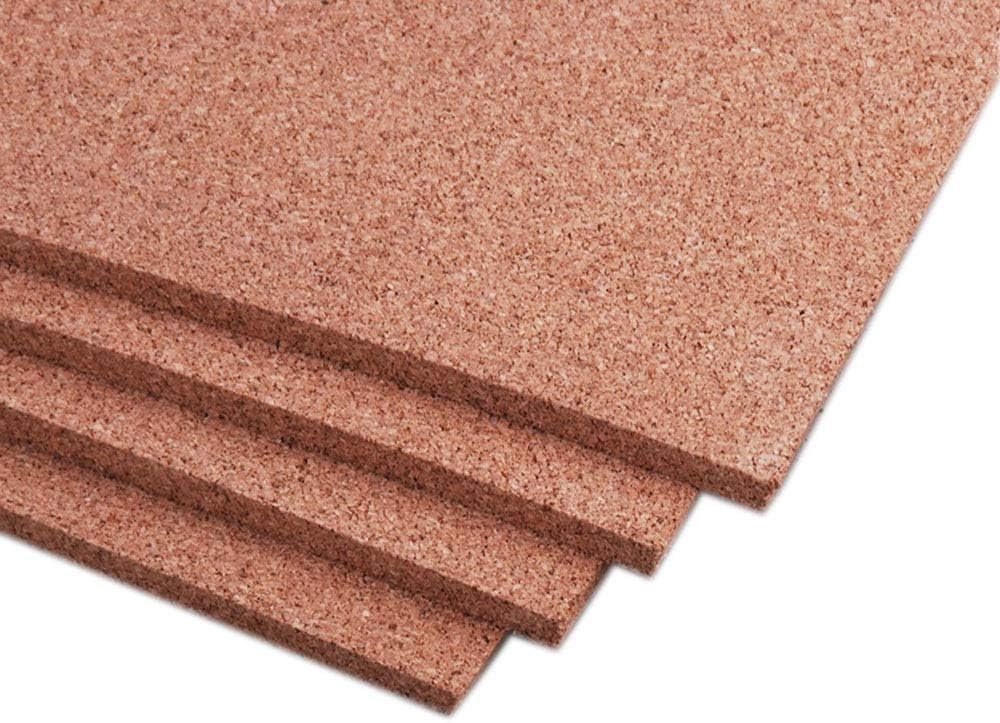 Manton Cork Standard Grade Cork Sheet - 4' x 8' x 1/2", 100% Natural Material for Bulletin Boards, Decorative Photo and Message Push Pin Displays - Perfect for Home, School, and Office