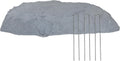 Sunnydaze 3.5” H Polyresin Faux Landscape Rock Cover - Lightweight Fake Rock Well Pump Cover for Outside - Gray