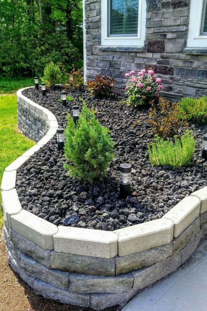 Black Lava Rocks 18-20LB Bag | 1–3 Inch | Natural Volcanic Stones for Landscaping, Pathways, Borders, Mulch, Aquariums, Hydroponics & Zen Gardens | Covers 0.5 Cu Ft