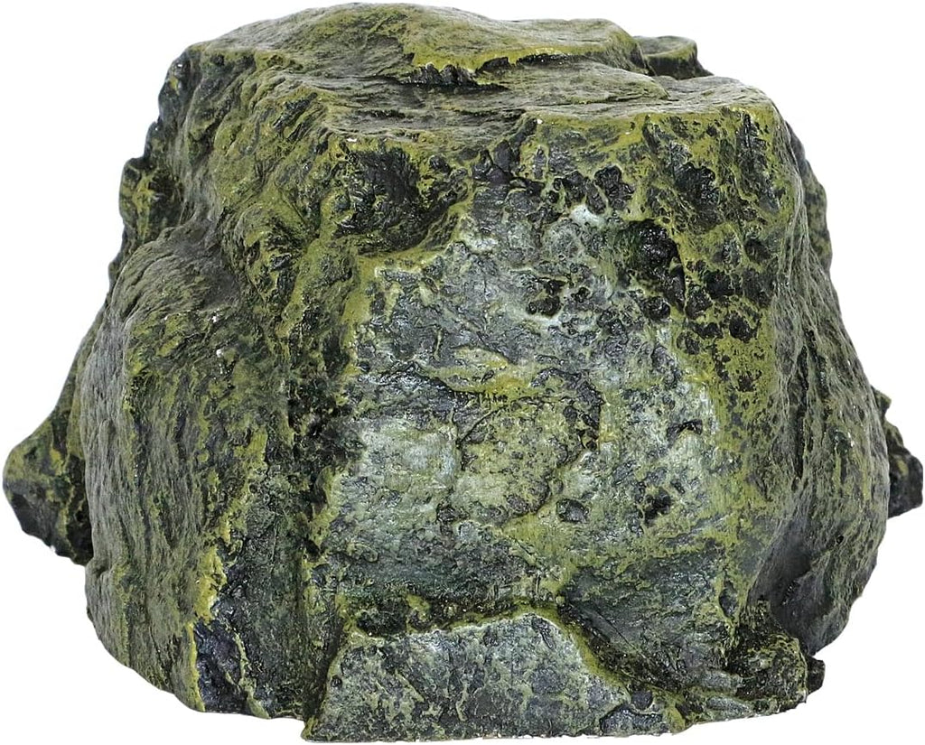Rock Hide Cave for Reptiles, Amphibians Rock Den - Terrarium & Aquarium Decor, Great for Bearded Dragons,Lizards,Snakes,Turtles,Geckos,Frogs,Small Animals - Large Size