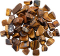 Hilitchi 1lb Bulk Large Natural Tumbled Polished Brazilian Stones Gemstone Healing Crystals Quartz for Wicca, Reiki, and Energy Crystal Healing (Tiger’s Eye About 1lb/450g/16oz/bag)