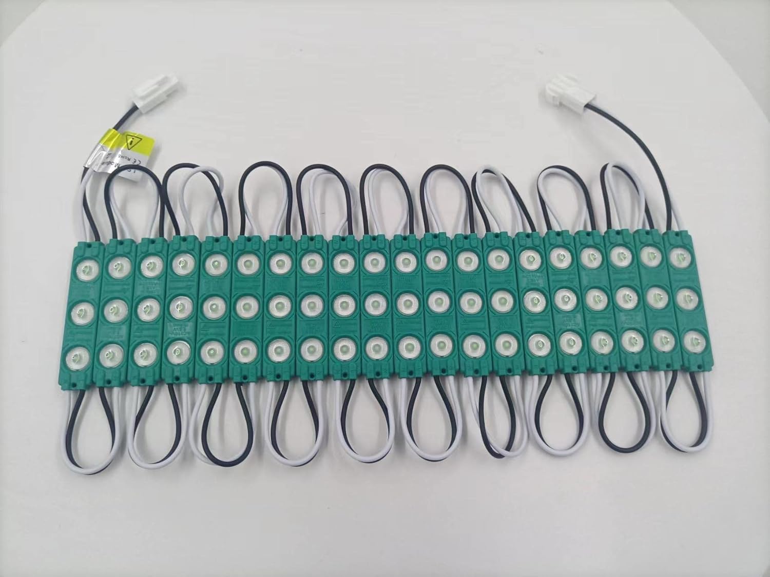 AC 110V LED Module Green 1.5W for Letter Lightbox Advertising Signs with Tape Adhesive Backside (200pcs Pack)