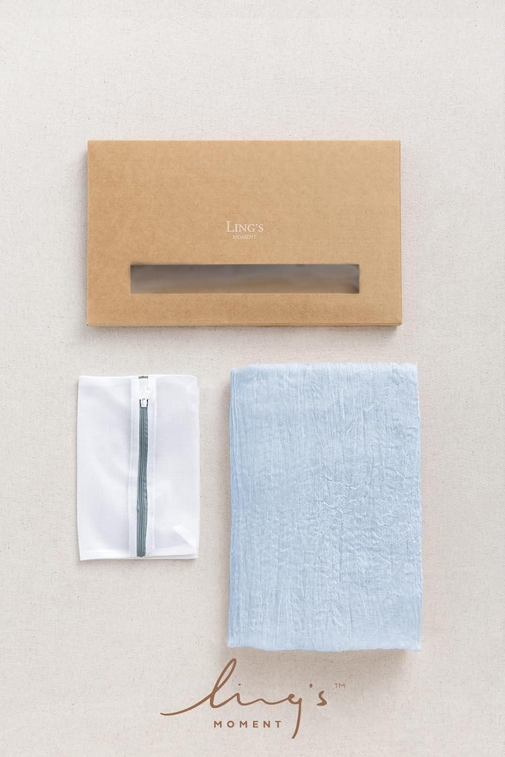 Ling's Moment 14Ft Dusty Blue Cheesecloth Table Runner Boho Chic Gauze Semi-Sheer Tablecloth for Wedding Celebrations for Baby Shower Decorations