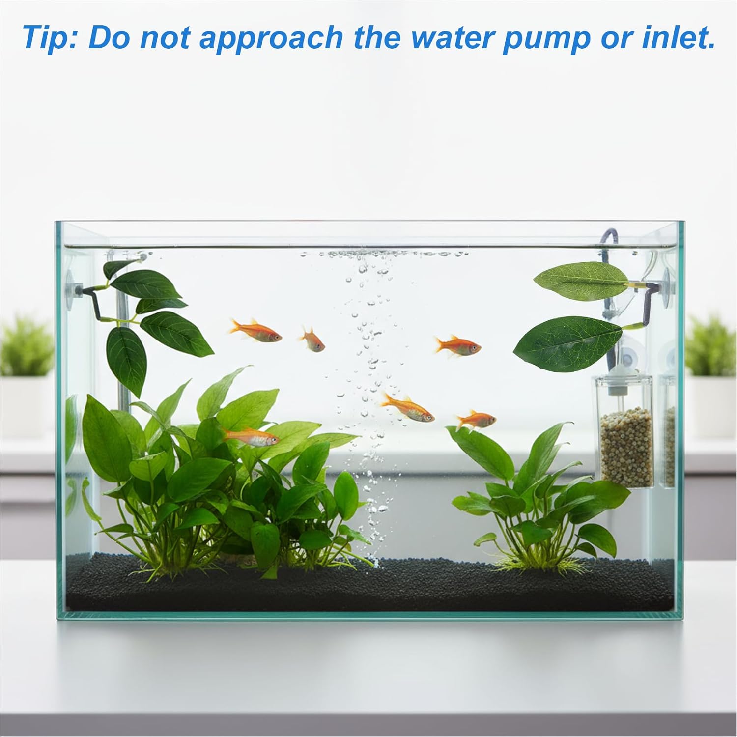 Fish Leaf Pad 4 Pack Betta Fish Leaf Pad Tank Accessories Green Plants Aquarium Décor Simulating Adjustable Plastic Plants Betta Playing Spawn Breed Rest Bed with Suction Cup Multi Leaves Design