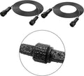 2Pin Extension Cable 10FT, IP68 Waterproof Extension Lead 16AWG Extension Cord for Outdoor Solar String Lights, Indoor String Lights - 2Pack