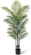 Artificial Palm Tree 5.5Ft Faux Dypsis Lutescens - Tall Fake Plant with Adjustable Branches, No Maintenance, Tropical Tree for Indoor Decor - Ideal for Living Room, Office, Bedroom, Commercial Spaces