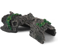 IBWell Aquarium Wood Fish Tank Decorations，Resin Fake Logs Terrarium DÉCor, Reptile Hide Aquarium Hideout for Fish Cave, Small Turtles, to 20 Gallon Tank