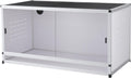 PVC Reptile Enclosure 76 Gallon ToxiRium Large Reptile Terrarium 44''x20''x20 Tank for Bearded Dragon Gecko Lizard Snake,Wide Breeding Lounge Vivarium Area with Sliding Doors Lock