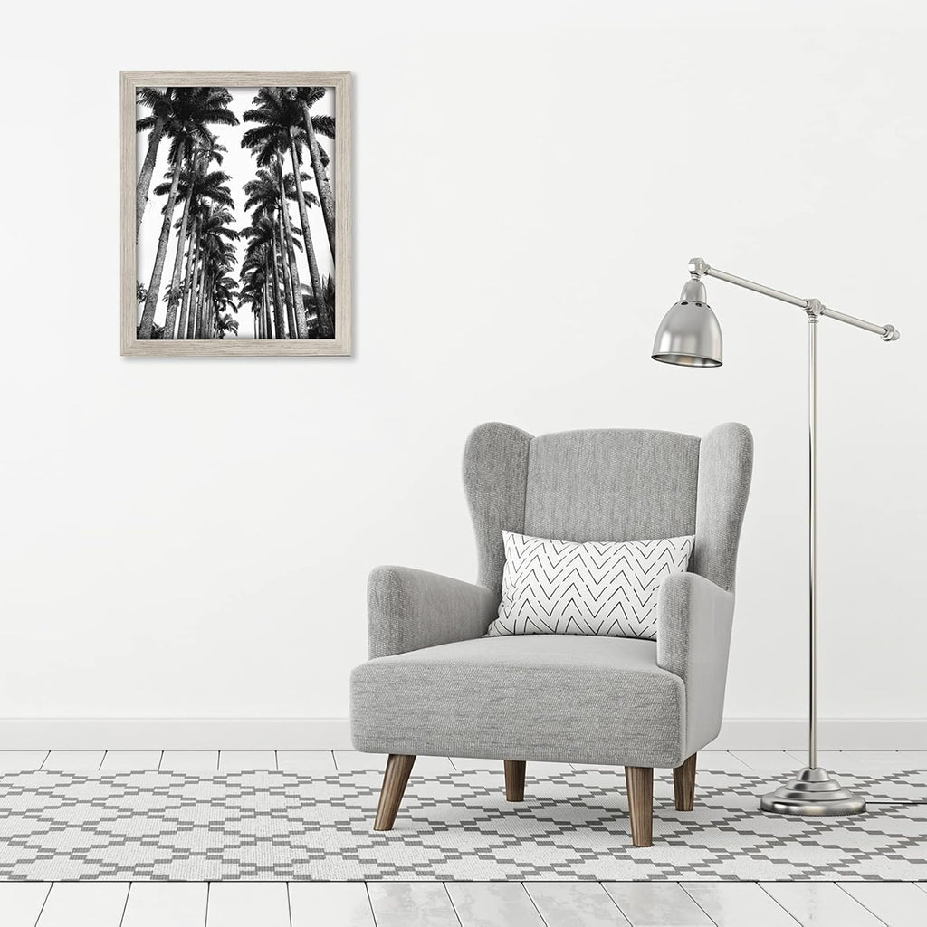 Americanflat 22x28 Poster Frame with Polished Plexiglass - Wide Picture Frames Made of Engineered Wood for Vertical or Horizontal Wall Display - Epic Collection - Driftwood