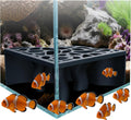 Naturally Curved Aquarium Underground Tunne lCave | Multi-sized Hole Fish Tank Decor Hideaway | Aquarium Decor with Submerged Base and Viewing Window Suitable for Betta fish,Catfish,Loach,Shrimp（1PCS)