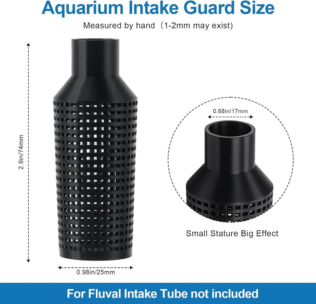 Aquarium Filter Intake Guard, Aquarium Intake Guard Fits for Fluval 107/106/206/207 Models, Fish Safe Filter Cover Aquarium Filter Accessories