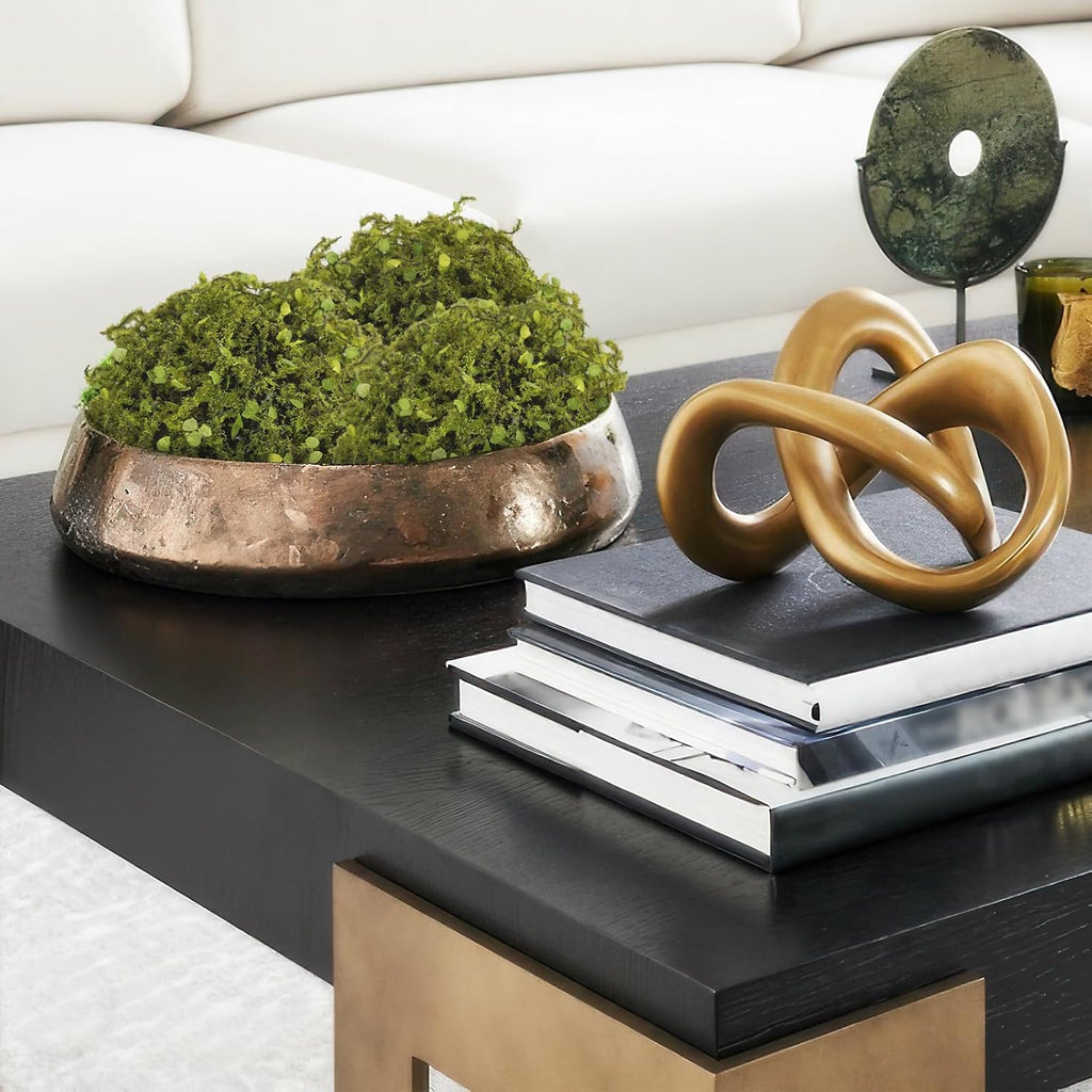 4 Pcs Artificial Greenery Balls 5" Fake Moss Balls Decorative for Bowls Filler Artificial Plant Topiary Ball Green Grass Decorative Balls for Vase Bowl Fillers Tabel Centerpiece Decor