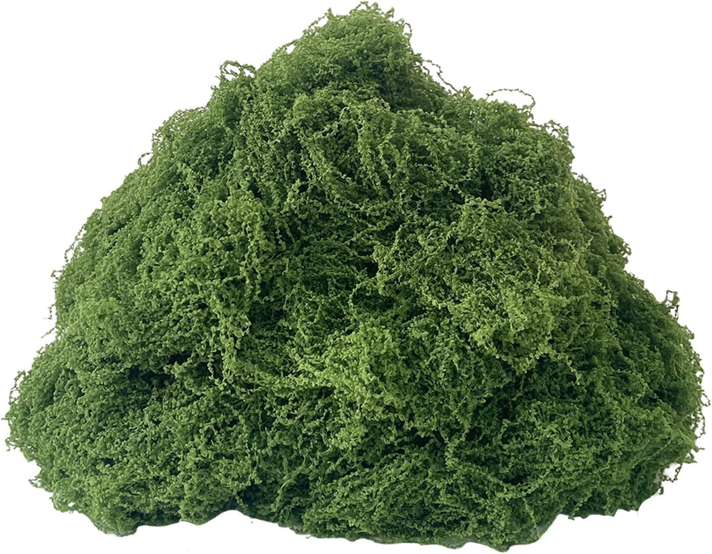 KEYUSHOP Fake Green Moss for Potted Plants 5.3 OZ Preserved Reindeer Moss Craft Decorative Artificial Moss for DIY Decorative Moss Table Centerpieces Decor Wall Art