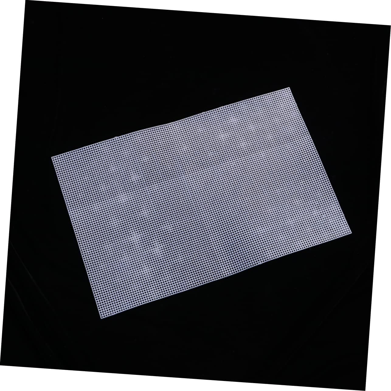 Happyyami 5pcs Plastic Mesh Grid for Fish Tank Use Handmade Mesh Flexible Design for Aquarium Divider and Craft Projects White