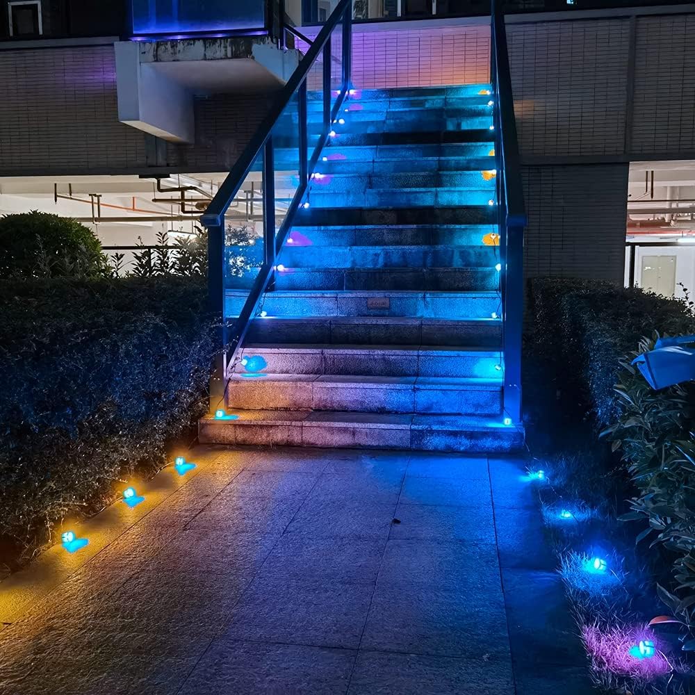 Pack of 5, FVTLED 1m 3.28ft 4Pin Extension Cable Wire with Male and Female Connectors at Both Ends Only for FVTLED RGB/RGB Multi-Color LED Deck Light