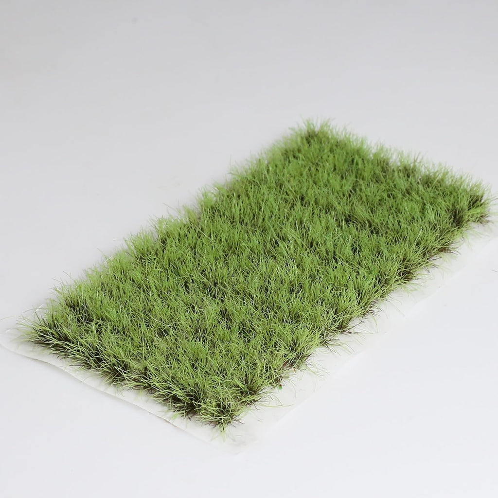 104-pcs 8mm Tall Diorama-Flowers-Grass Model Grass Cluster Neon Yellow-Green Static-Grass for Model-Train-Scener Wargaming-Terrain ，Dioramas & DIY Crafts